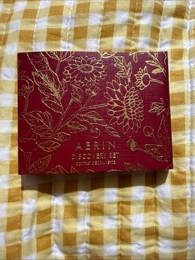 New AERIN  Red and Gold Botanical Perfumes Discovery Set of 5 enticing scents